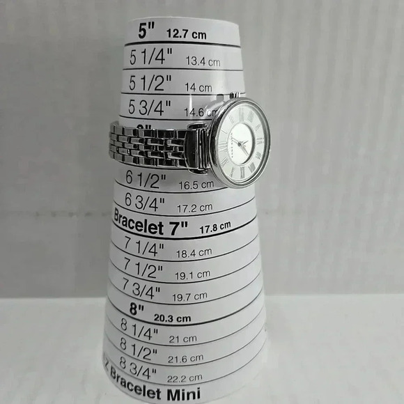Womens Anne Klein Watch 30mm Round Dial Silver Tone Bracelet AK/2159 New Battery - Picture 6 of 9